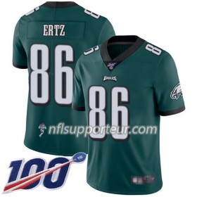 Maillot Homme Philadelphia Eagles Zach Ertz 86 Nike Vert 100th